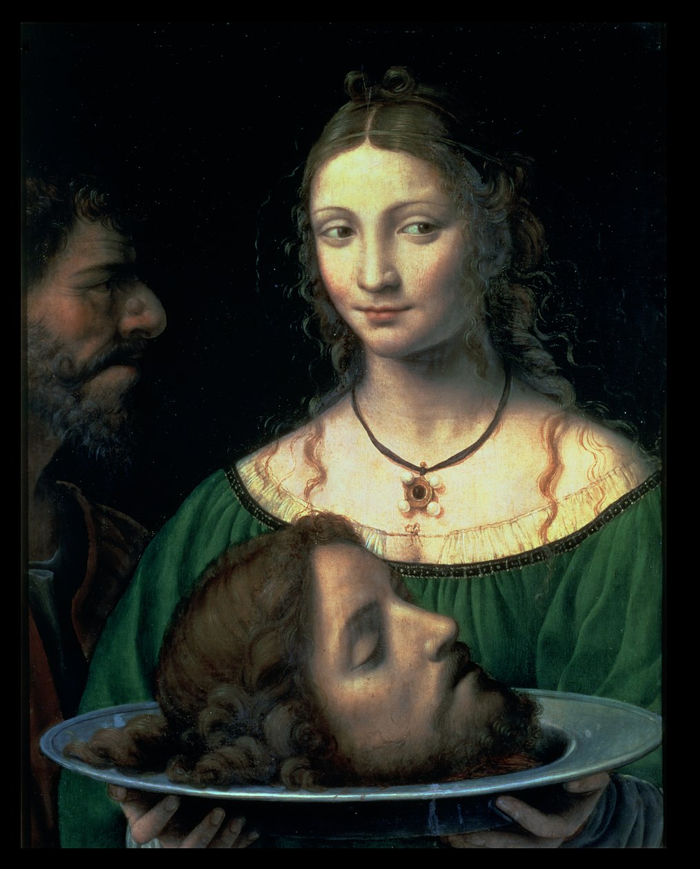 Salome s hlavou Jana Křtitele, kolem 1525-30 (panel) od Bernardino Luini
