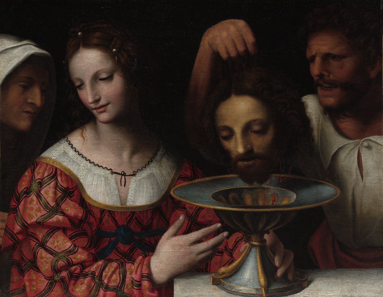 Salome s hlavou svatého Jana Křtitele od Bernardino Luini