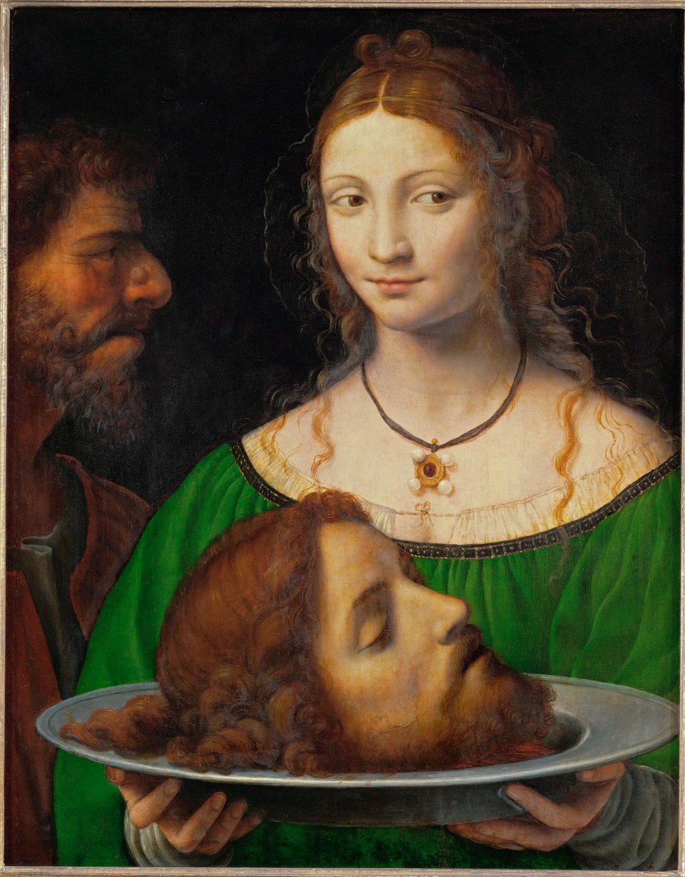 Salome s hlavou svatého Jana Křtitele, pozdní období (malba) od Bernardino Luini