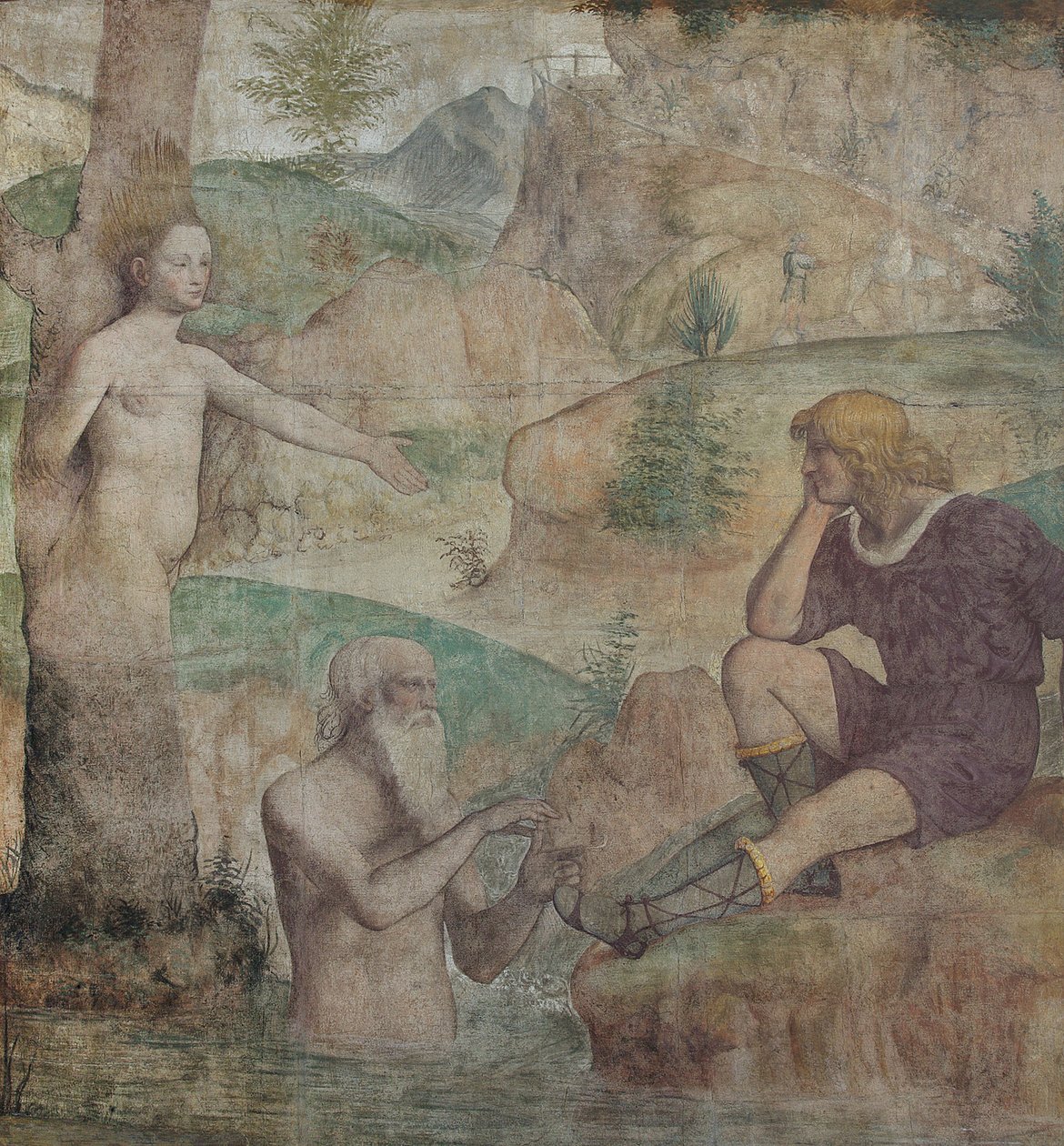 Silně utěšován Driope a Tavaiano, 1513-1514. od Bernardino Luini