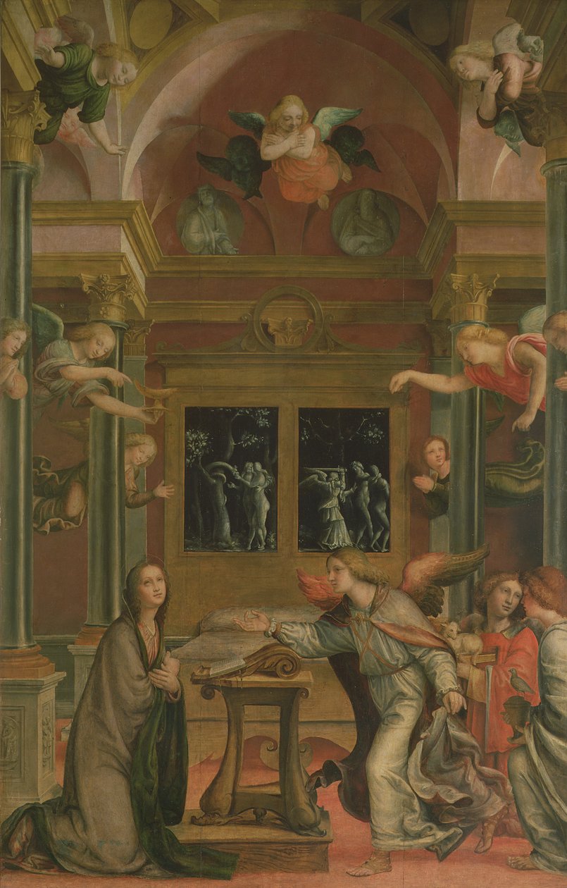 Zvěstování od Bernardino Luini