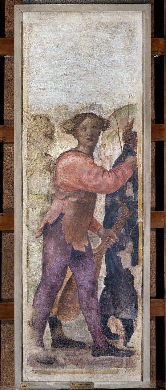 Tři mladí muži od Bernardino Luini