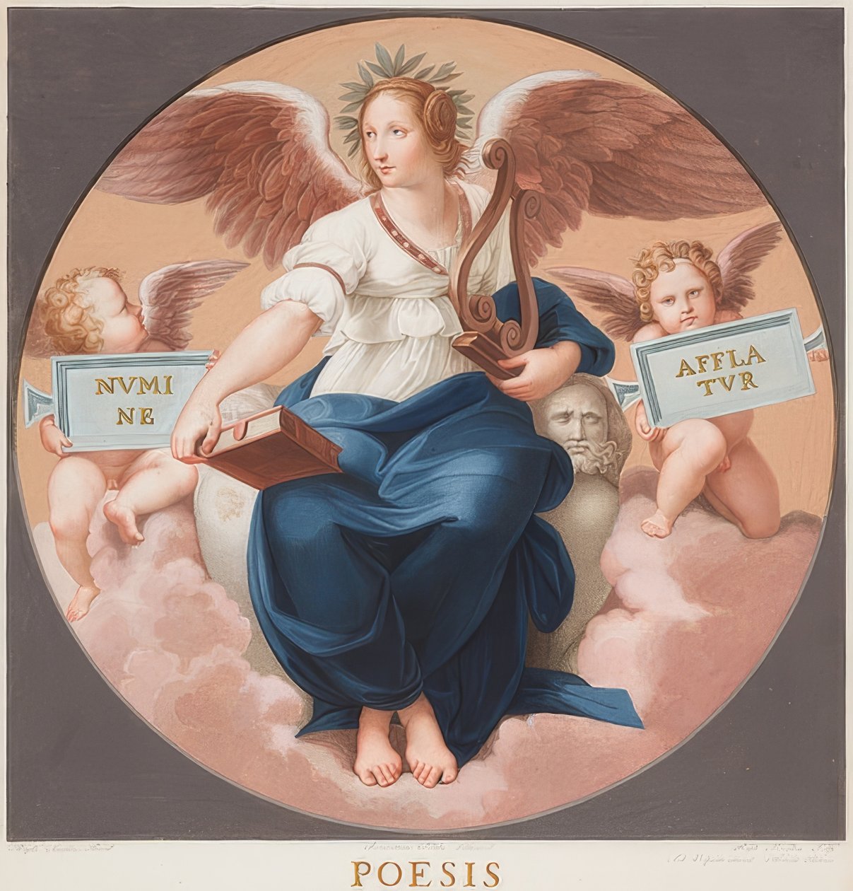 Básně (Stanza della Segnatura) od Bernardino Nocchi