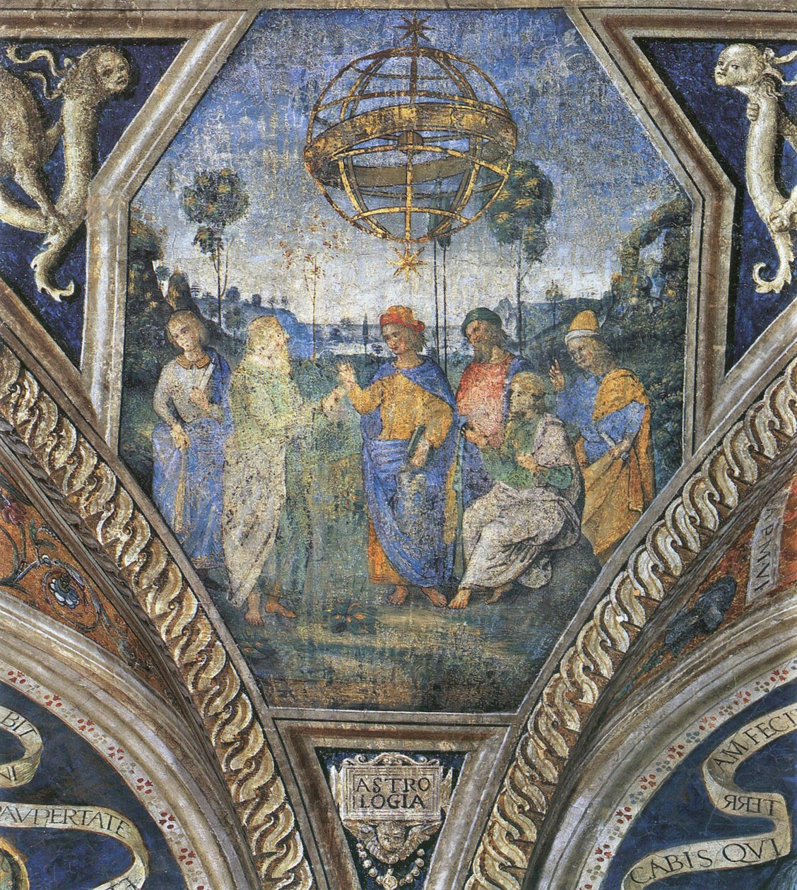 Alegorie astrologie, 1490s od Bernardino Pinturicchio