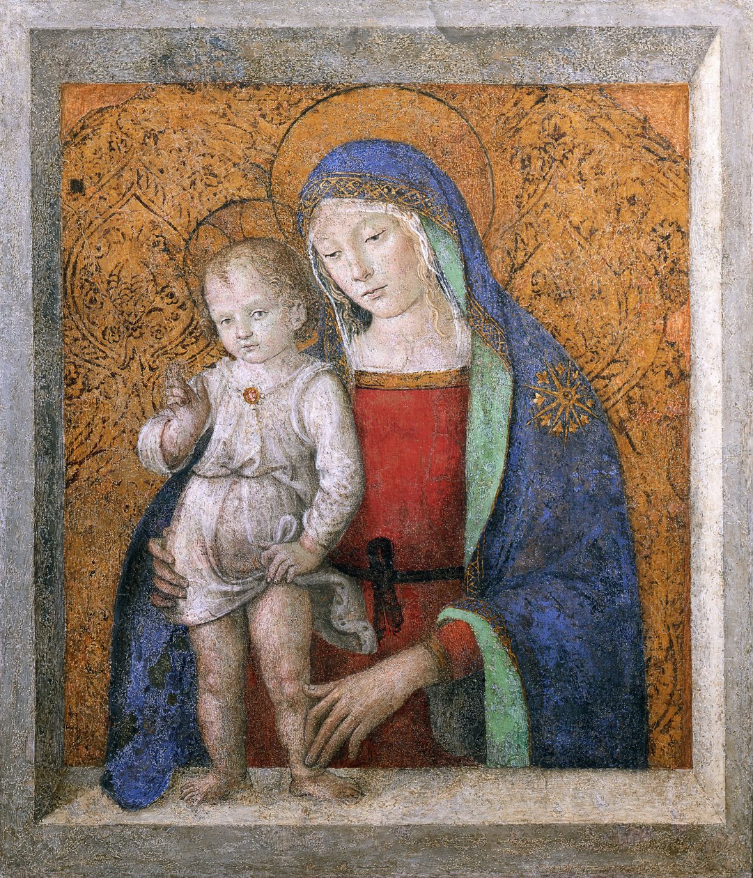 Madonna z parapetu Madonna z parapetu, c. 1490. od Bernardino Pinturicchio