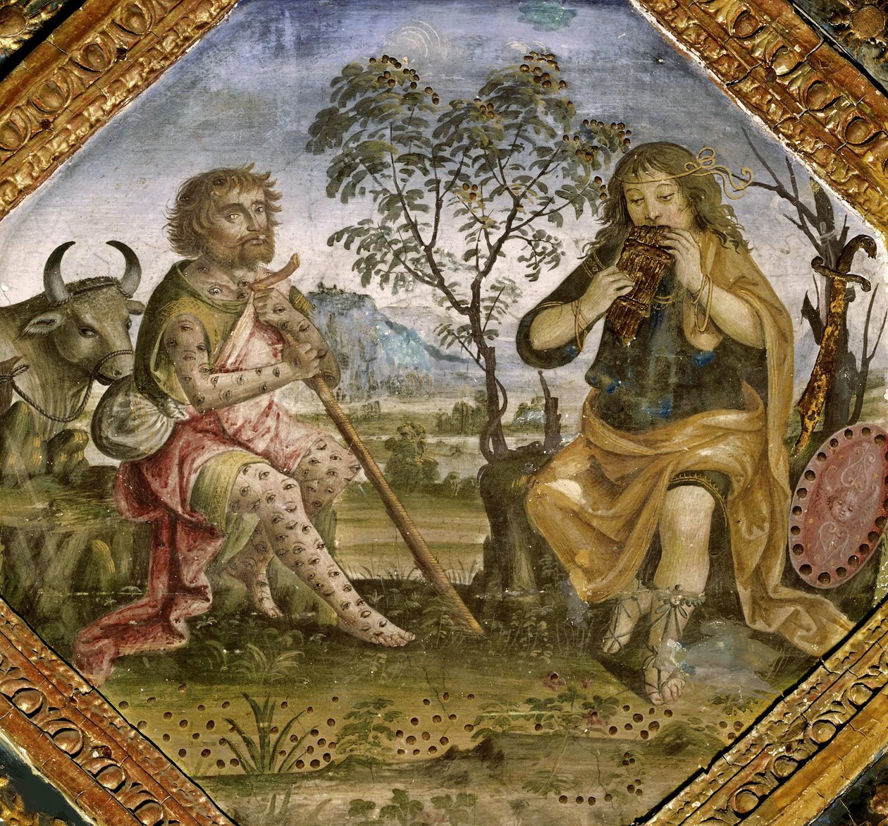 Merkur, Argus a Io, 1492-1494. od Bernardino Pinturicchio
