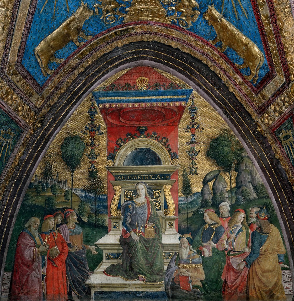 Aritmetika, 1492-1494. od Bernardino Pinturicchio