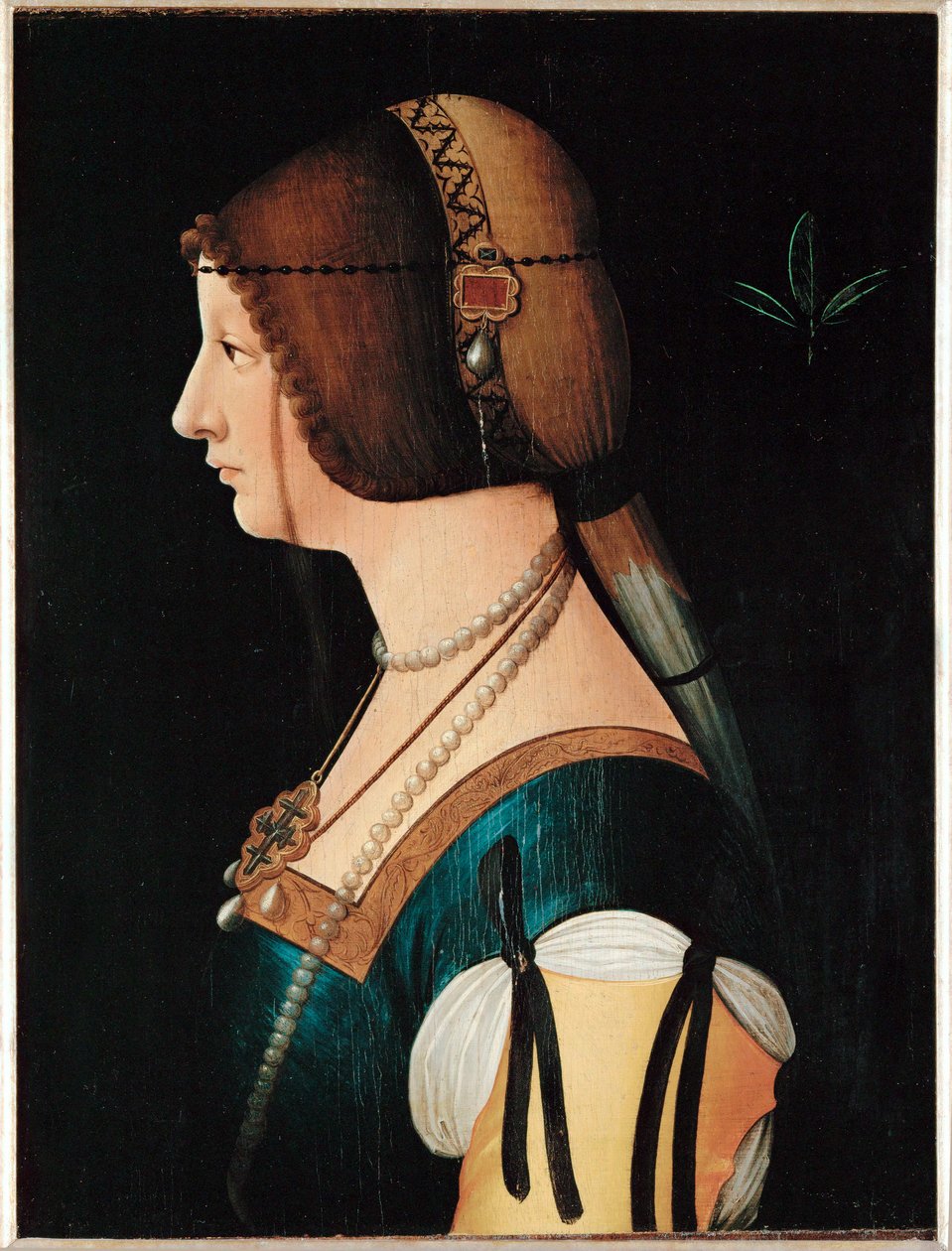 Bianca Maria Sforza, druhá manželka císaře Maxmiliána I. ... od Bernardino de