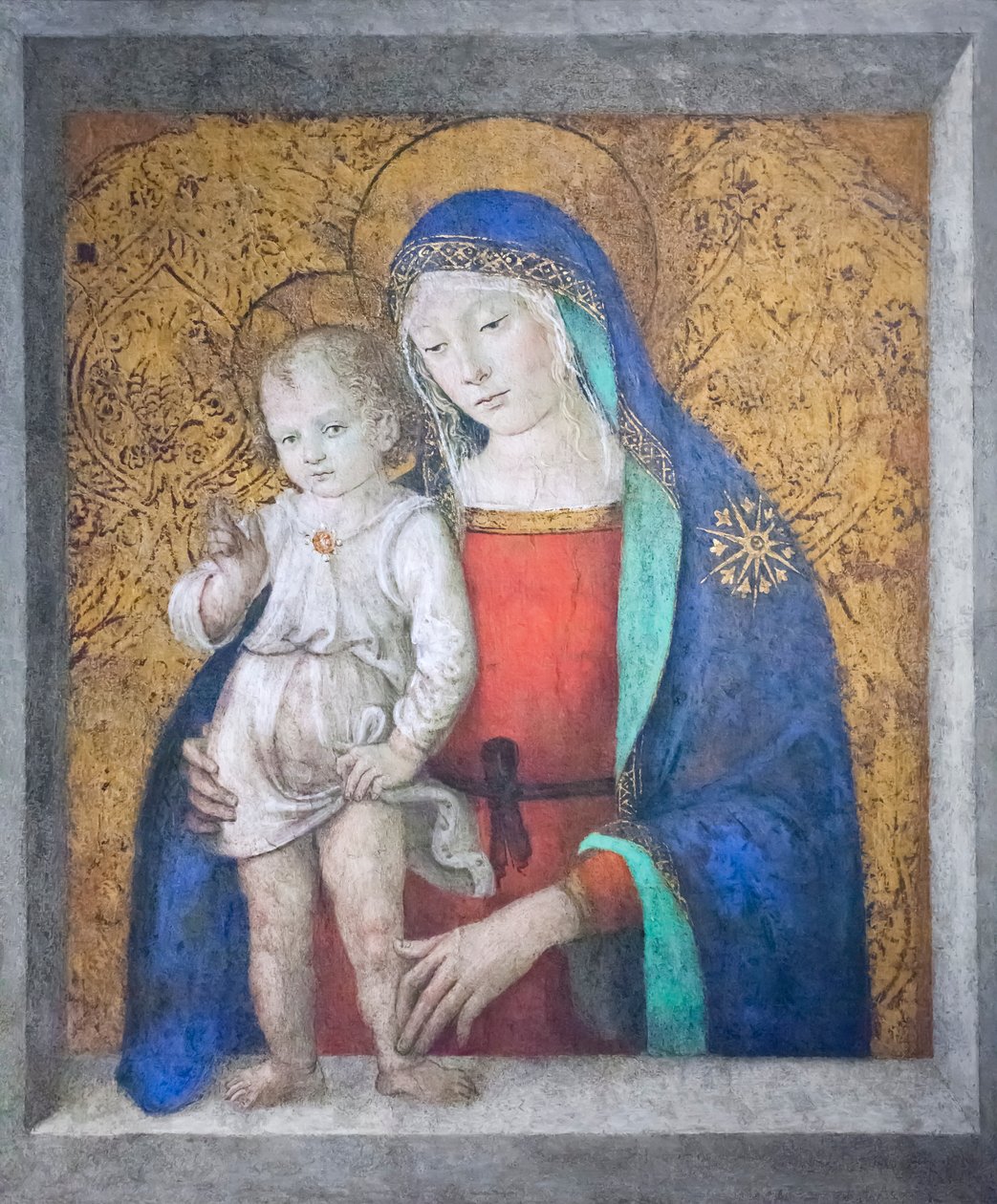 Madonna del Sivanzale, c.1498 (olej na panelu) od Bernardino di Betto Pinturicchio