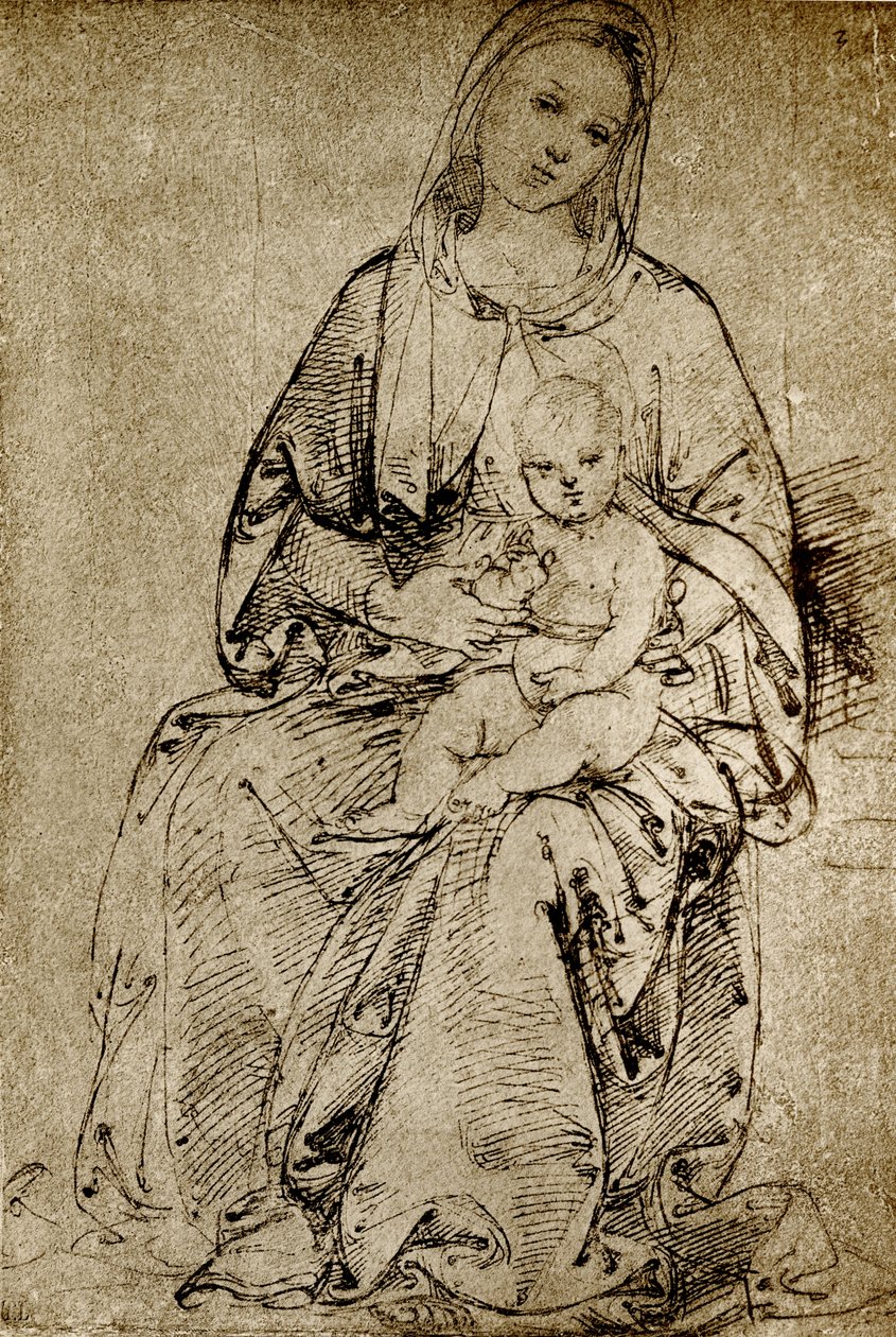 Madona s dítětem od Bernardino di Betto Pinturicchio