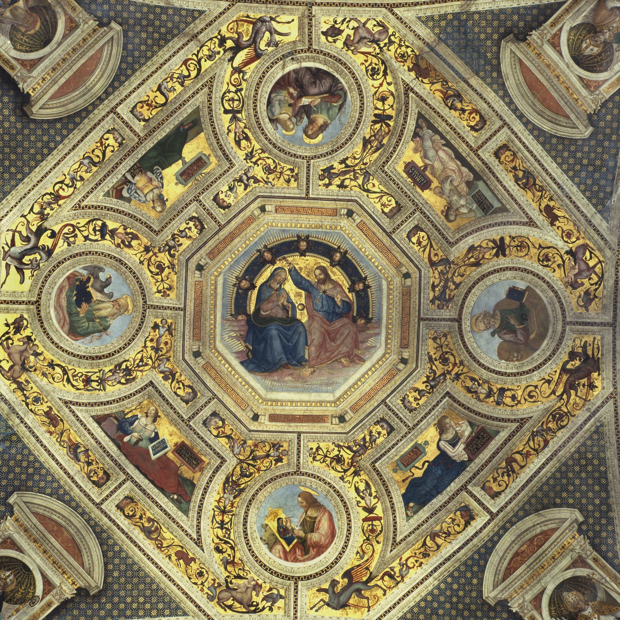 Klenba presbytáře, Santa Maria del Popolo, Řím, c.1484-92 od Bernardino di Betto Pinturicchio