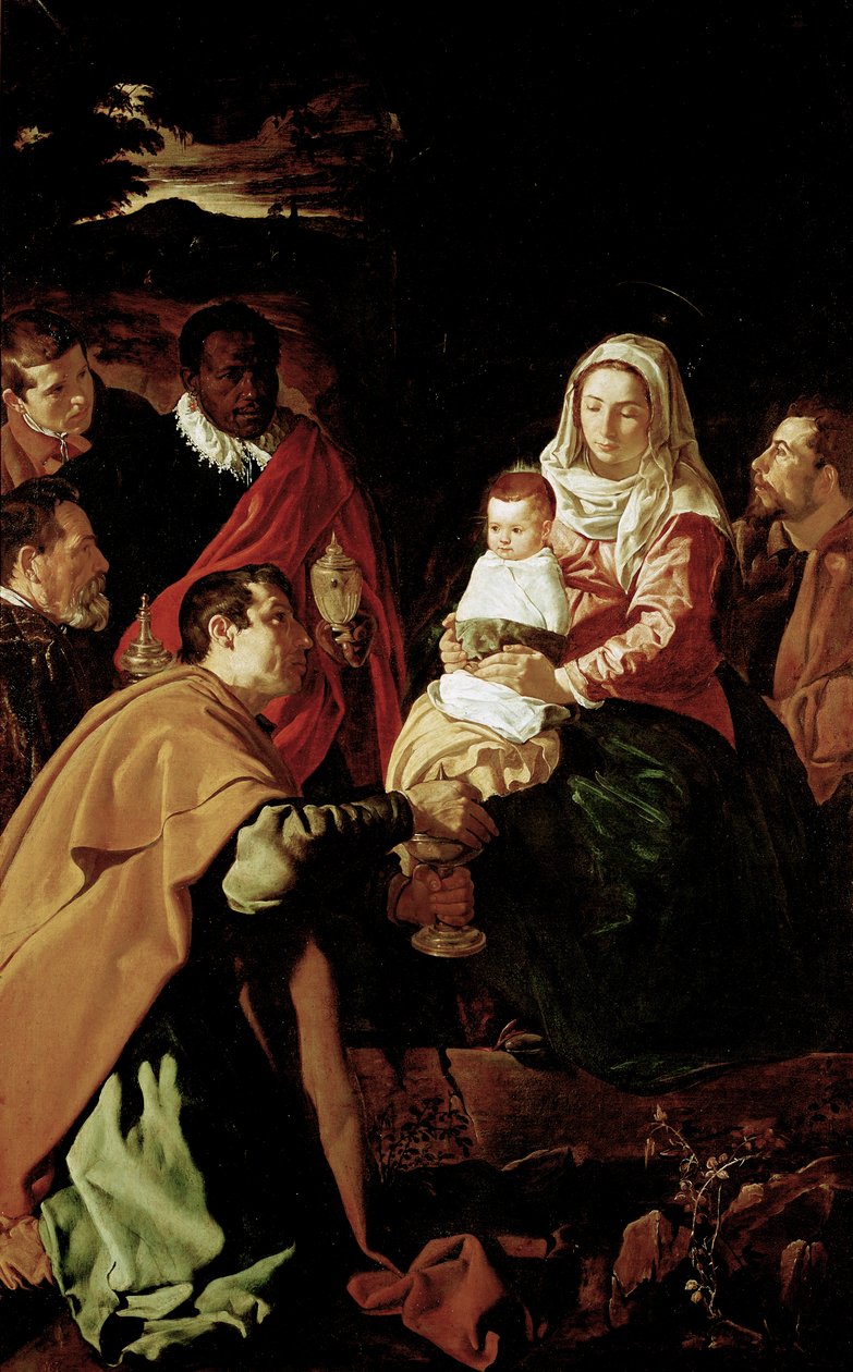 Klanění tří králů, kolem roku 1619 (olej na plátně) od Bernardino di Bosio & Zaganelli Francesco di Bosio (c.1470 c.1532) Zaganelli