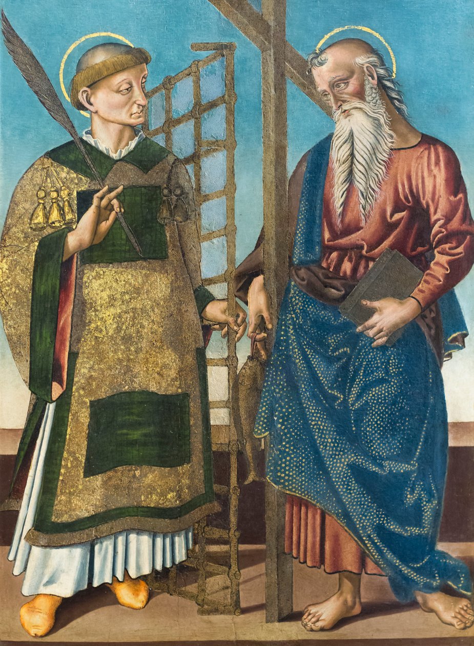 Saint Lawrence ja Andrew, 1500-luvun ensimmäinen neljännes (öljy levylle) od Bernardino di Mariotto