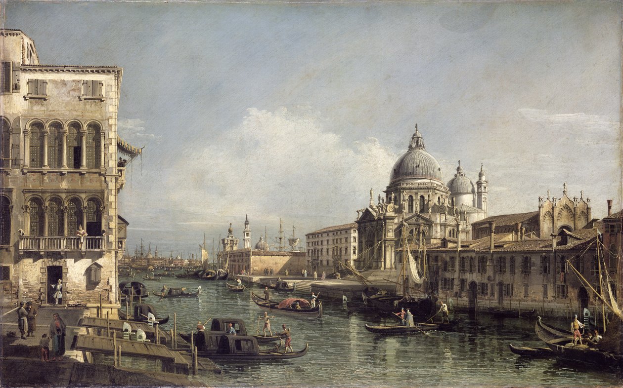 Vstup do Canal Grande, Benátky od Bernardo Bellotto