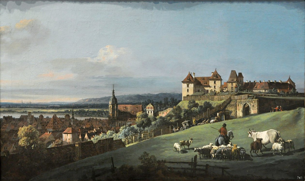 "Pirna, pevnost Sonnenstein." od Bernardo Bellotto