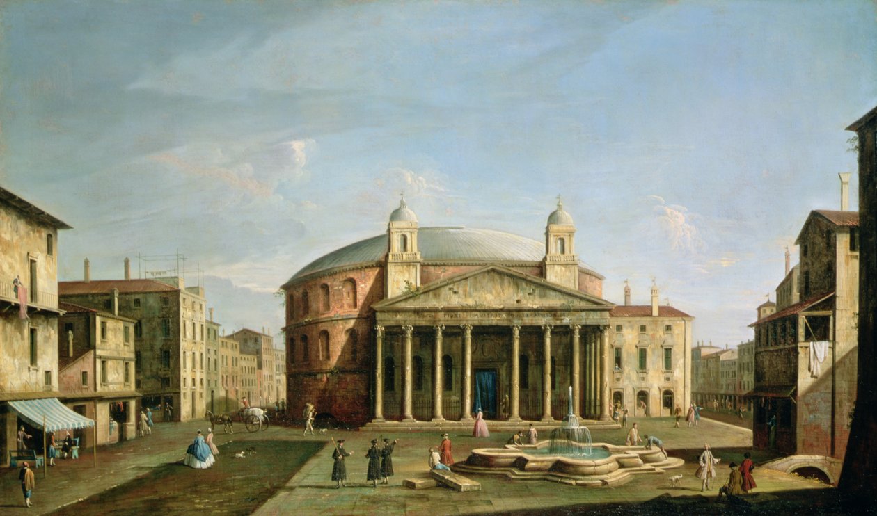 Pantheon v Římě od Bernardo Bellotto