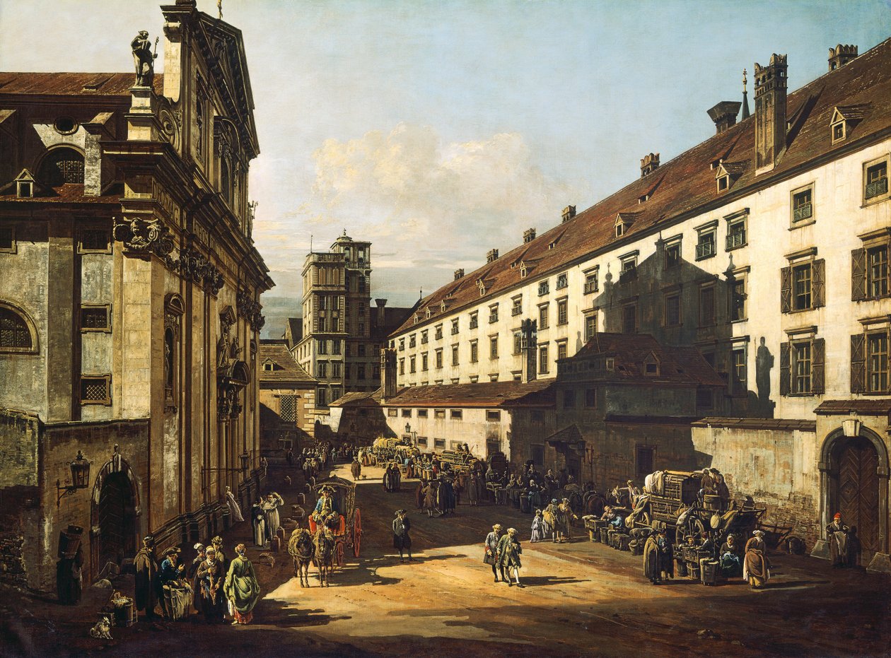 Vídeň, dominikánský kostel od Bernardo Bellotto