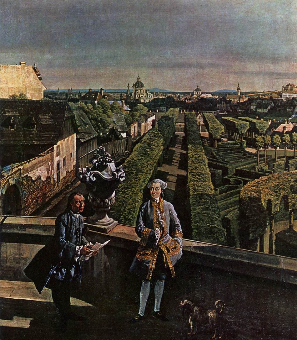 Vídeň, Panorama z Palais Kaunitz od Bernardo Bellotto