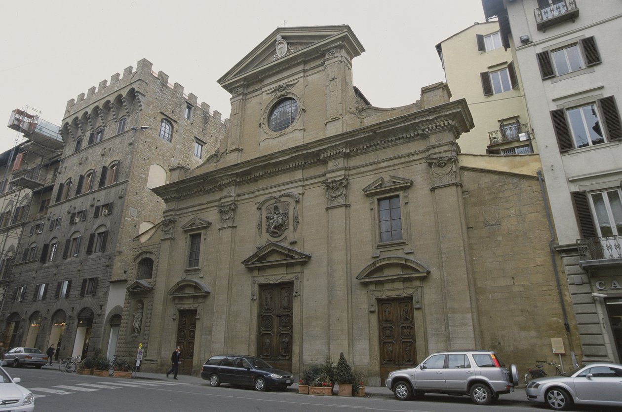 Fasáda Santa Trinita, 1593-94 od Bernardo Buontalenti