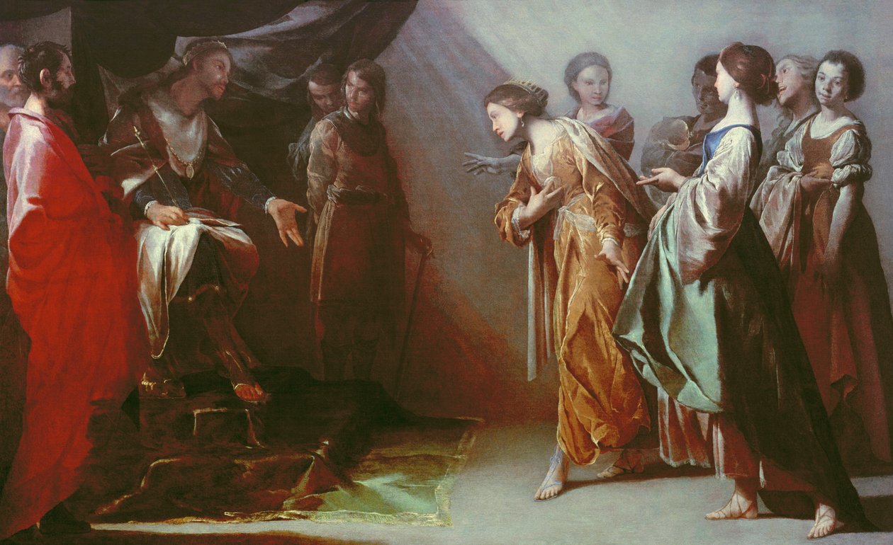 Ester a Ahasver od Bernardo Cavallino