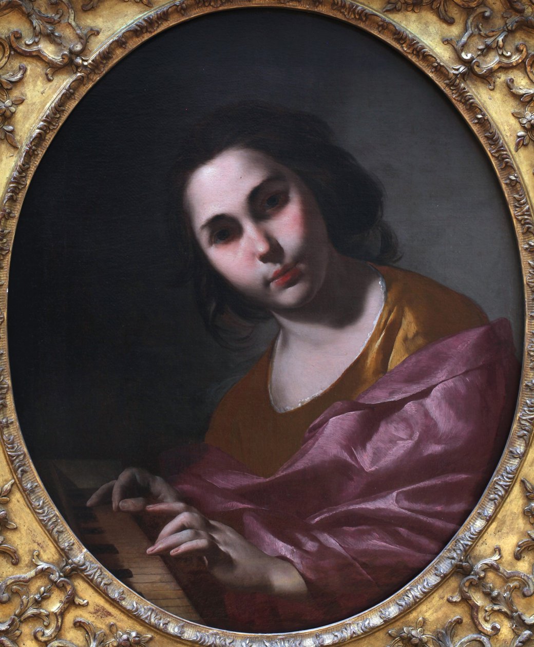 Hráč klavichordu od Bernardo Cavallino