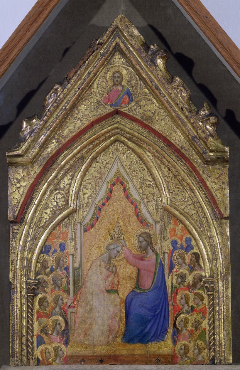 Korunovace Panny Marie (tempera na panelu) od Bernardo Daddi