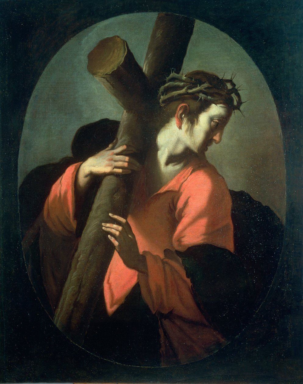 Kristus nesoucí kříž, asi 1608-09 od Bernardo Strozzi