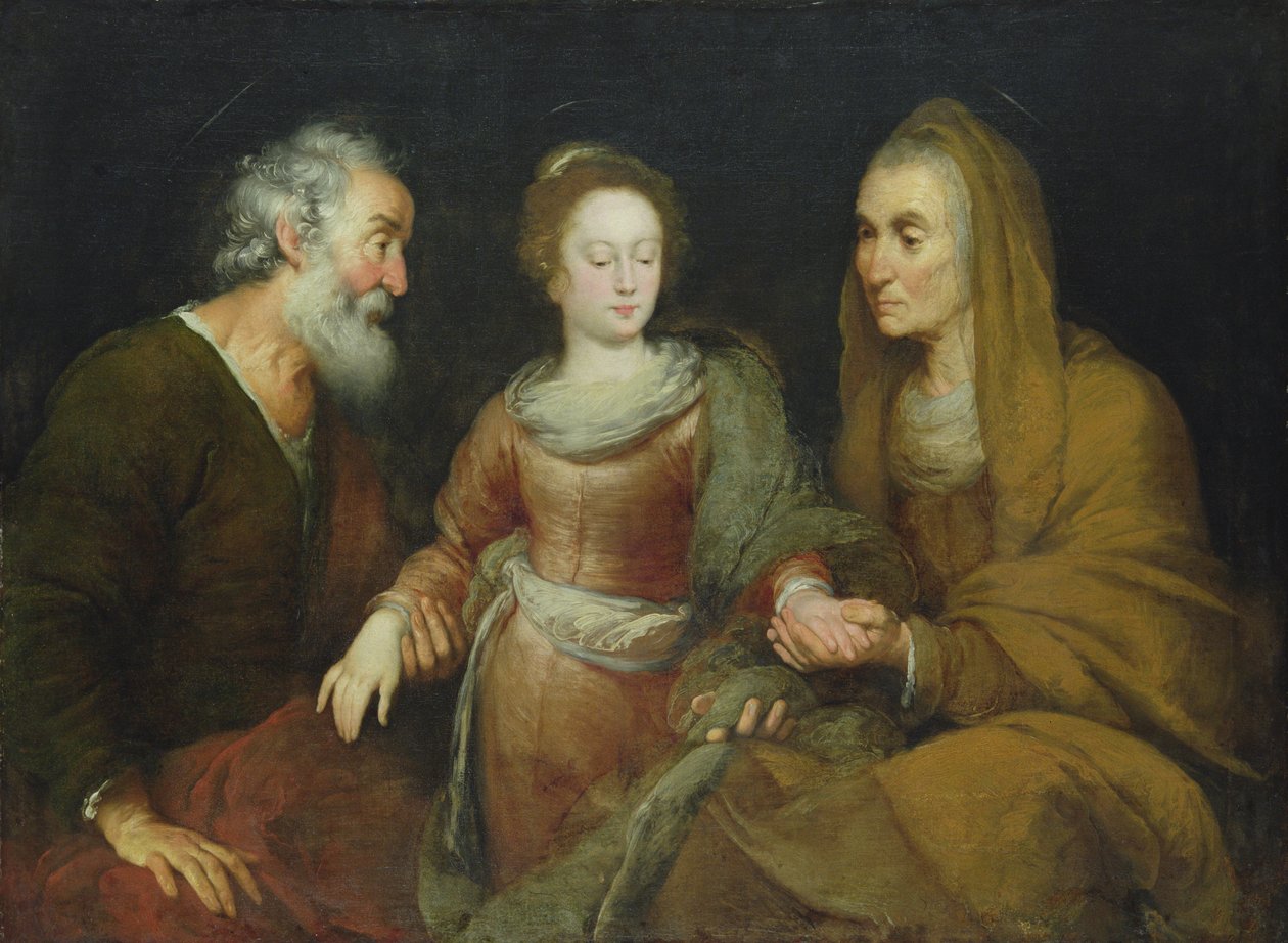 Vzdělávání Marie od Bernardo Strozzi