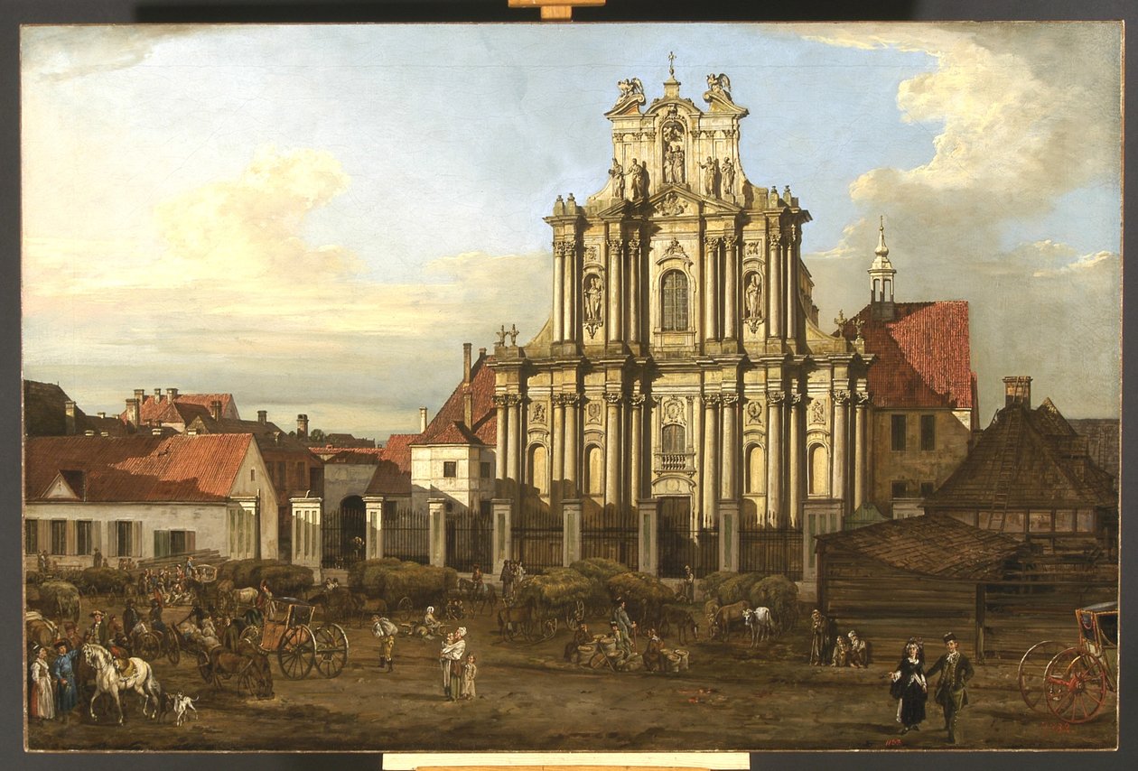Kostel Visitandines, Varšava, Polsko od Bernardo Bellotto