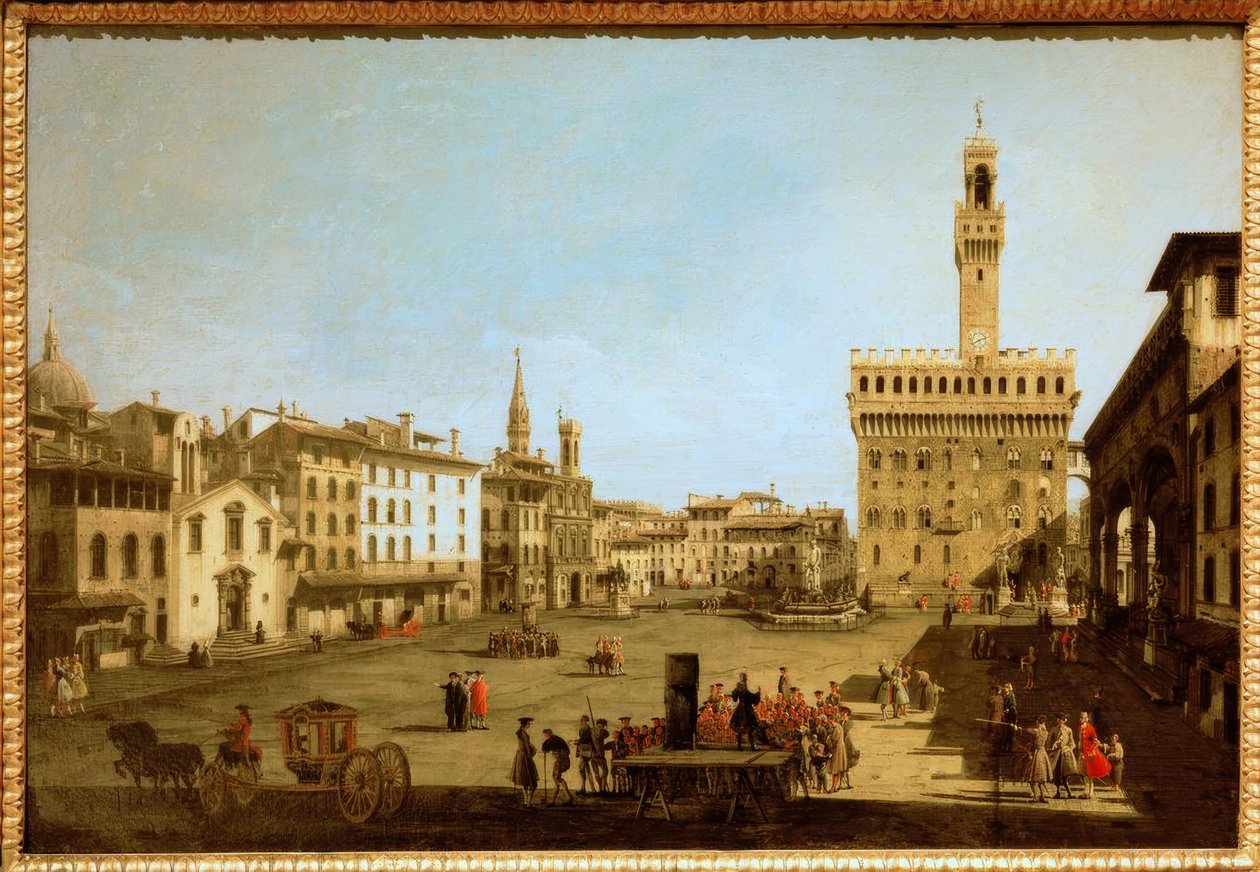 Piazza della Signoria od Bernardo Bellotto