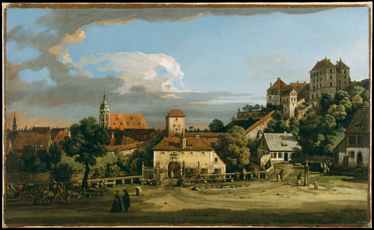 Pirna: Obertor od jihu od Bernardo Bellotto
