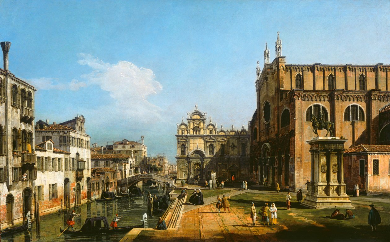 Campo di SS. Giovanni e Paolo, Benátky, 17431747. od Bernardo Bellotto