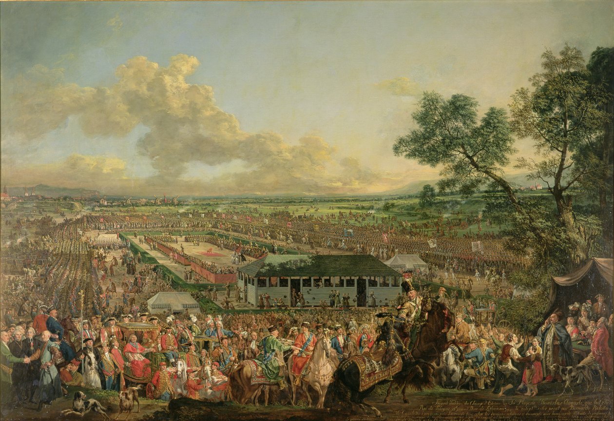 Volba krále Stanislava Augusta (1764-95) od Bernardo Bellotto