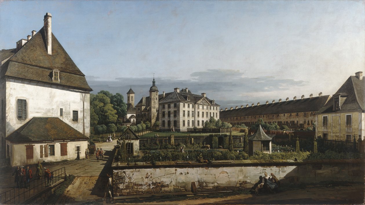Pevnost Königstein: nádvoří s Brunnenhausem od Bernardo Bellotto