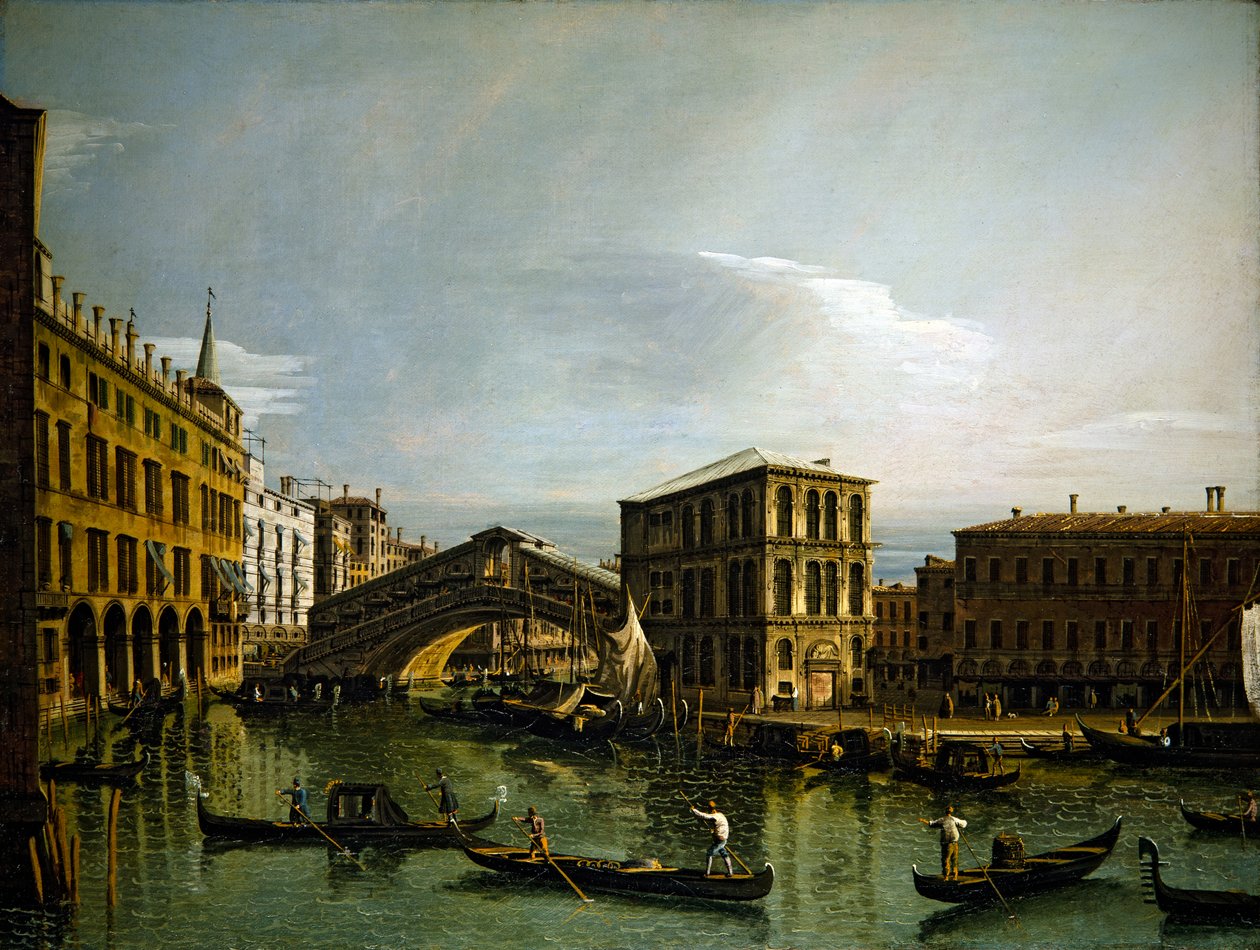Velký kanál, Benátky od Bernardo Bellotto