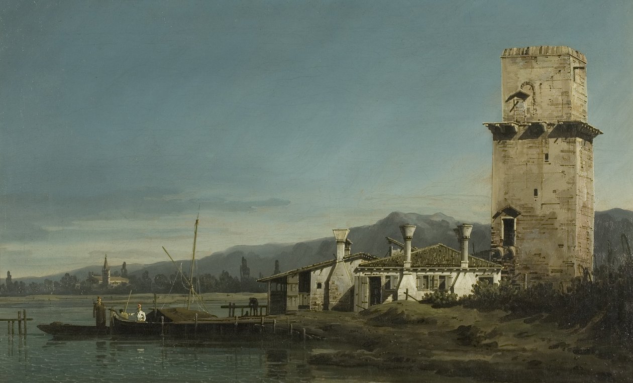 Věž Marghera od Bernardo Bellotto