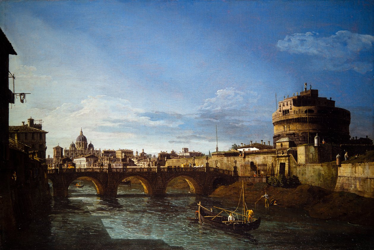 Dva pohledy na Řím od Bernardo Bellotto
