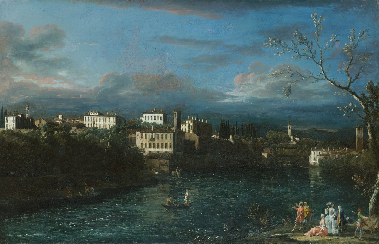Vaprio dAdda, 1744. od Bernardo Bellotto