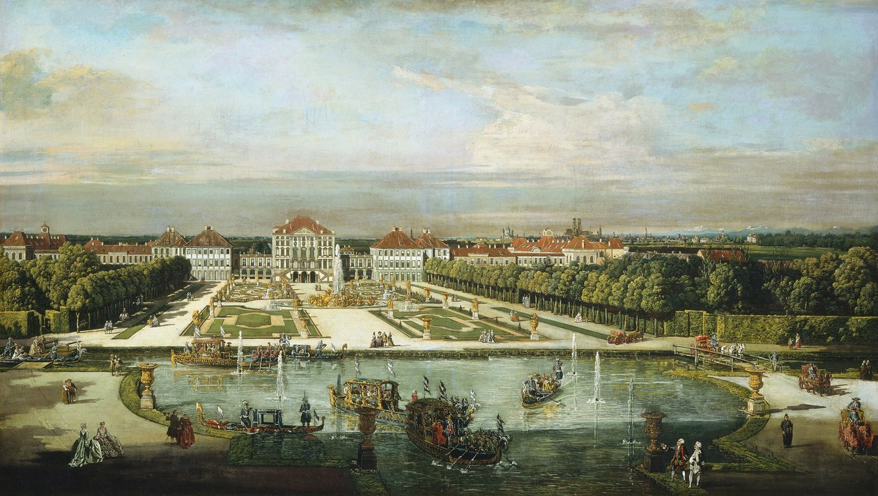Palác Nymphenburg, Mnichov od Bernardo Bellotto and Workshop