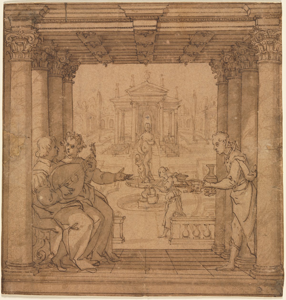 Ilustrace z Gerusalemme Liberata od Torquata Tassa od Bernardo Castello