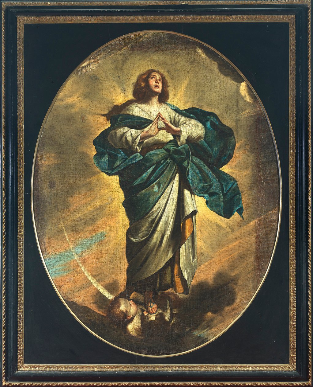 Neposkvrněné početí Panny Marie ze 17. století. od Bernardo Cavallino