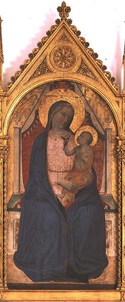 Madonna a dítě (tempera na panelu) od Bernardo Daddi