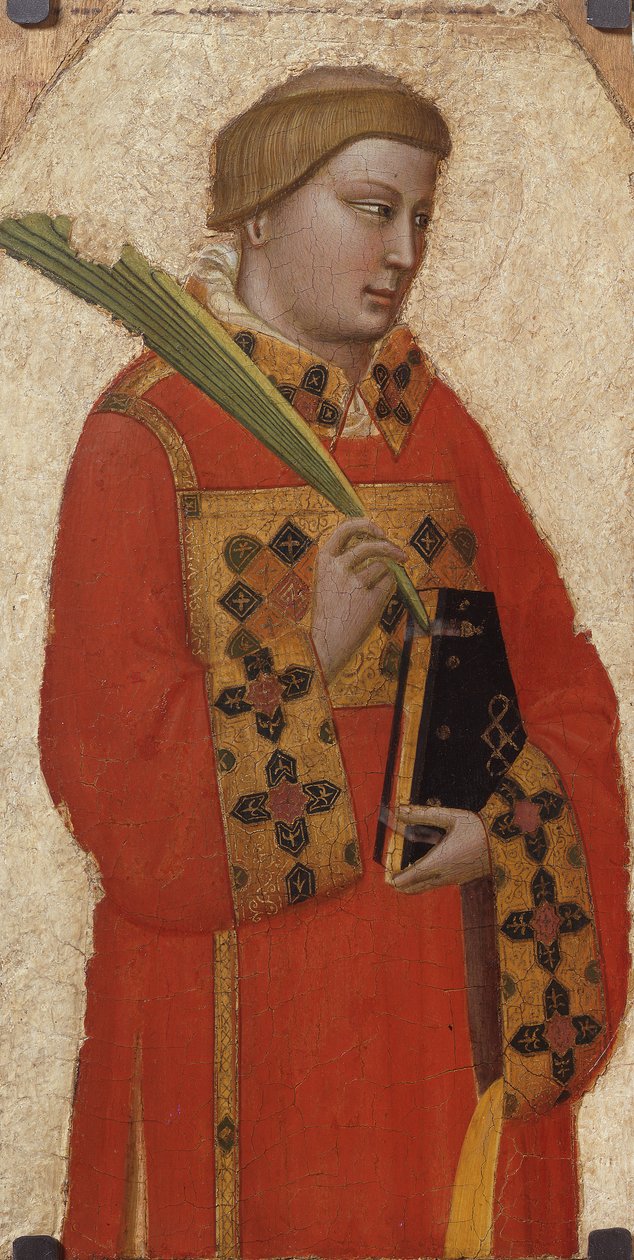 Svatý Vavřinec, kolem roku 1340 od Bernardo Daddi