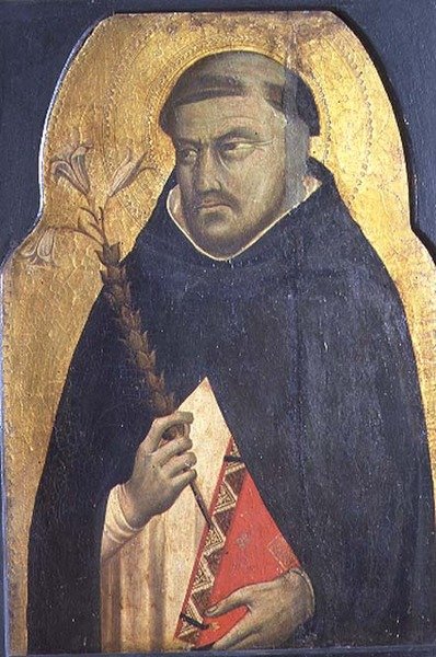 Sv. Dominik, původně boční panel z polyptychu c.1340 (tempera na panelu) od Bernardo Daddi