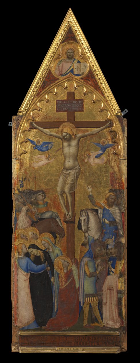 Ukřižování (střední panel) (recto) od Bernardo Daddi