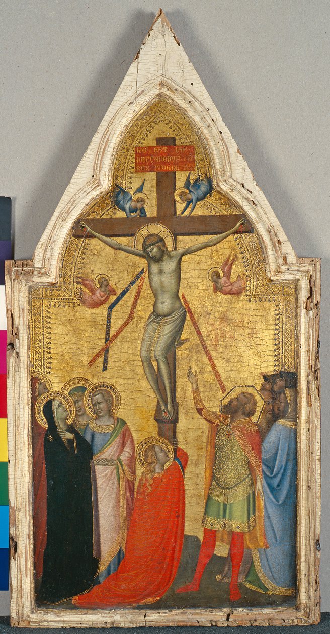 The Crucifixion, c.1340 (tempera na topolovém dřevě) od Bernardo Daddi