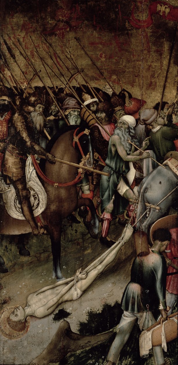 Umučení sv. Jiří, kolem roku 1435 (olej na desce) od Bernardo Martorell