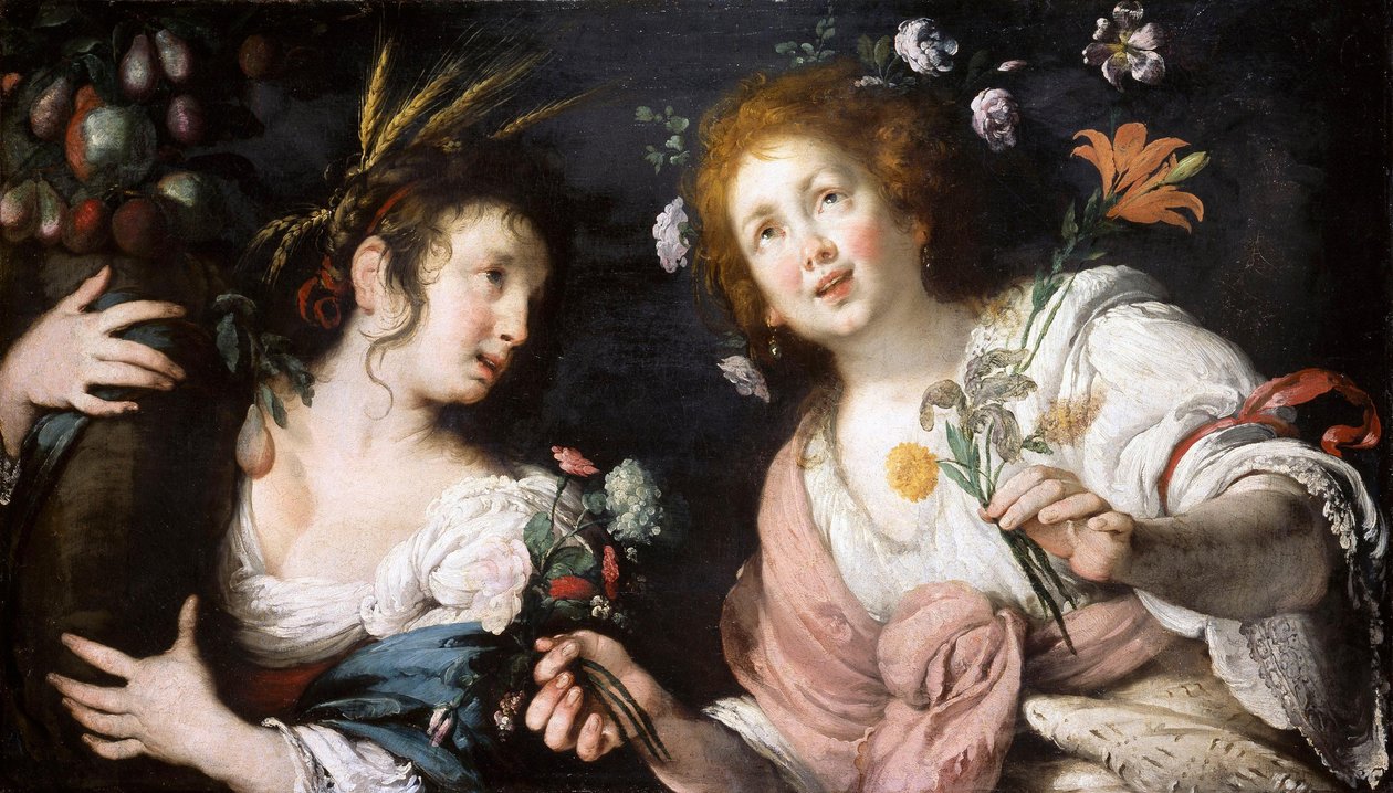 Alegorie jara a léta od Bernardo Strozzi