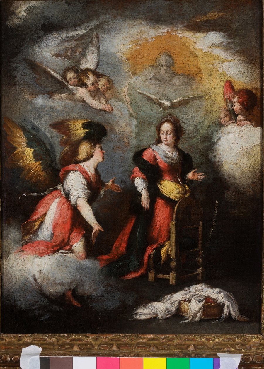 Zvěstování od Bernardo Strozzi