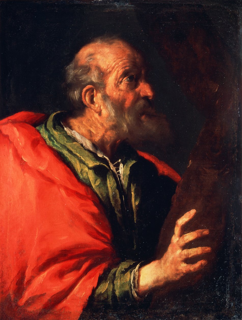 Hlava starého muže, apoštola Petra, 17. století od Bernardo Strozzi